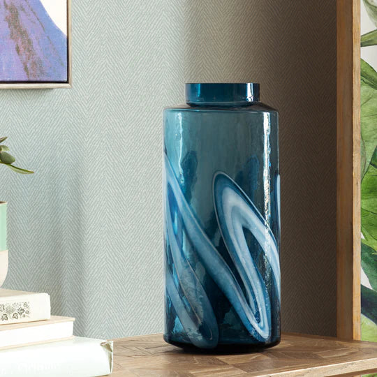 Voyage Maison Neva Hand-Blown Vase Steel