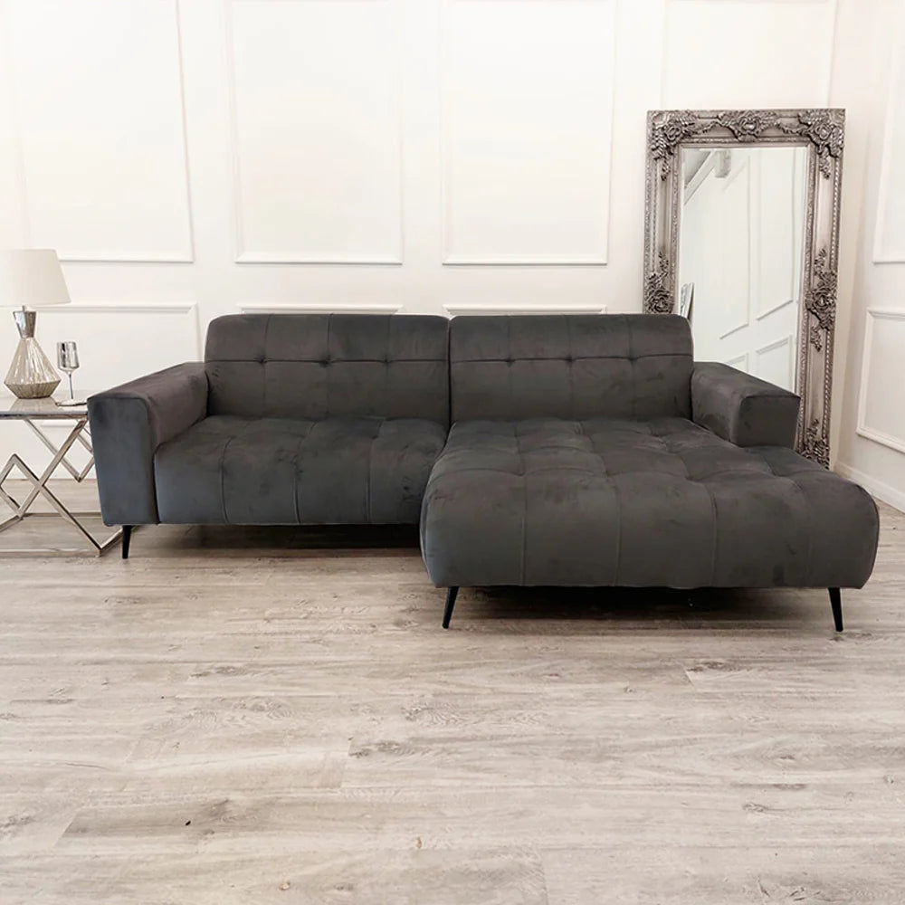 Oslo Open Plan Sofa in Steel Grey