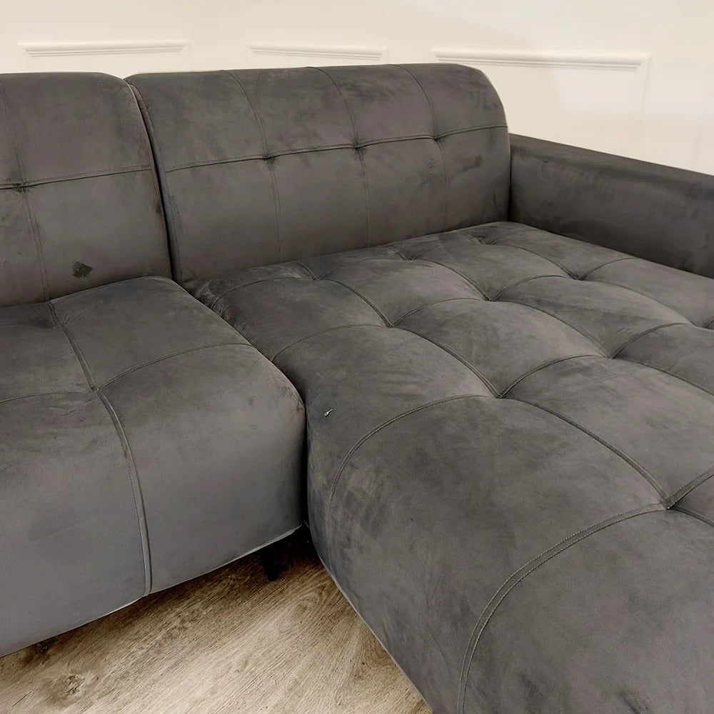 Oslo Open Plan Sofa in Steel Grey