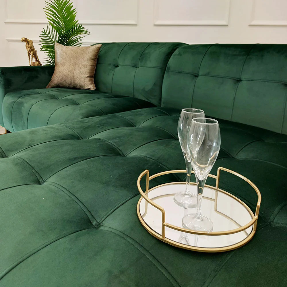 Oslo Open Plan Sofa in Emerald Green