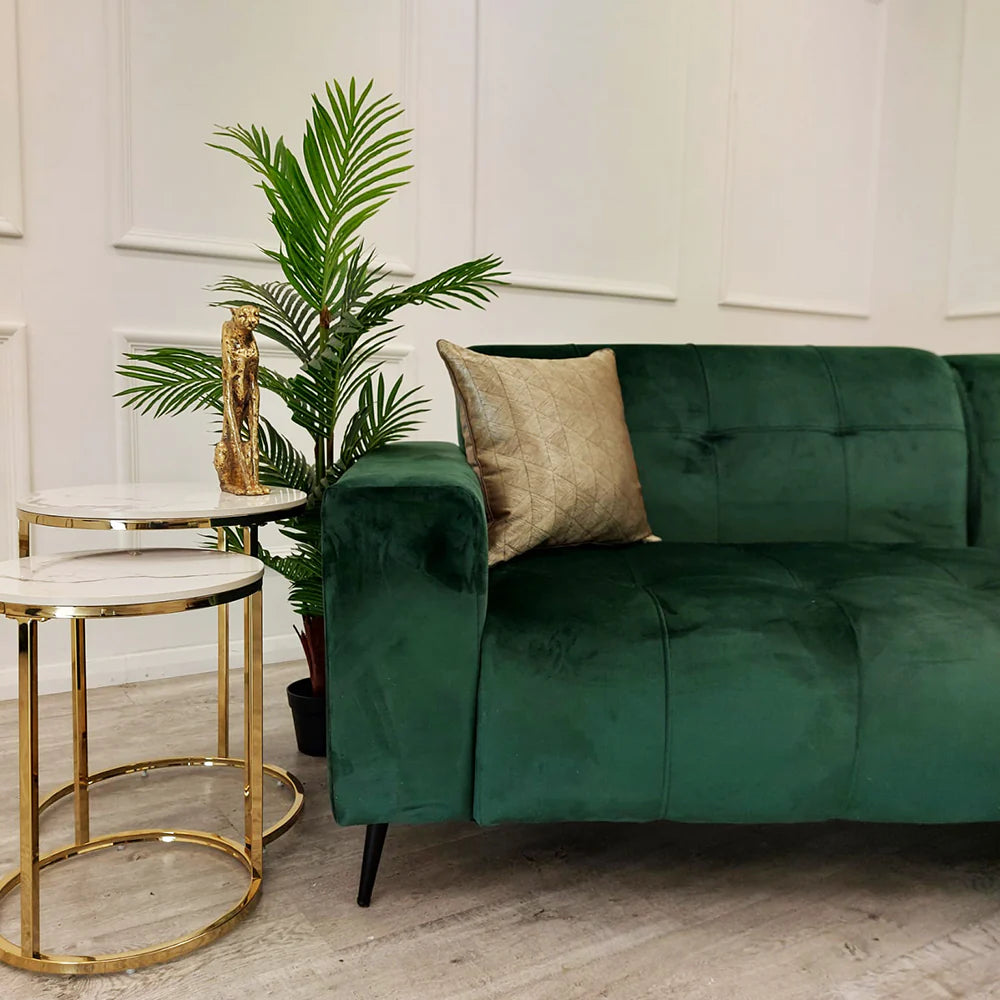 Oslo Open Plan Sofa in Emerald Green