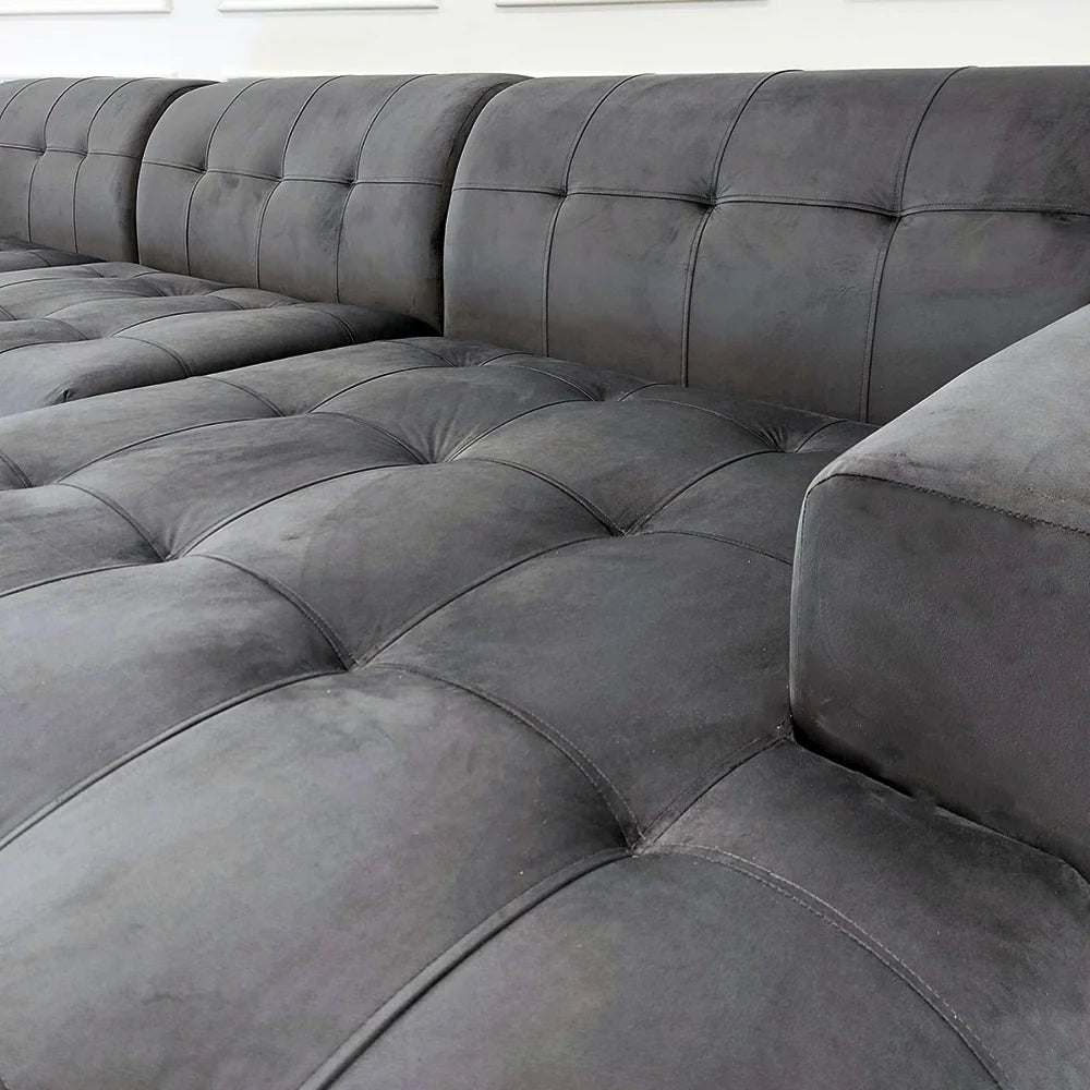 Oslo Open Plan Sofa in Steel Grey