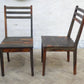 Set of Two Dining Chairs in Olive & Mango Wood