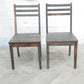 Set of Two Dining Chairs in Olive & Mango Wood