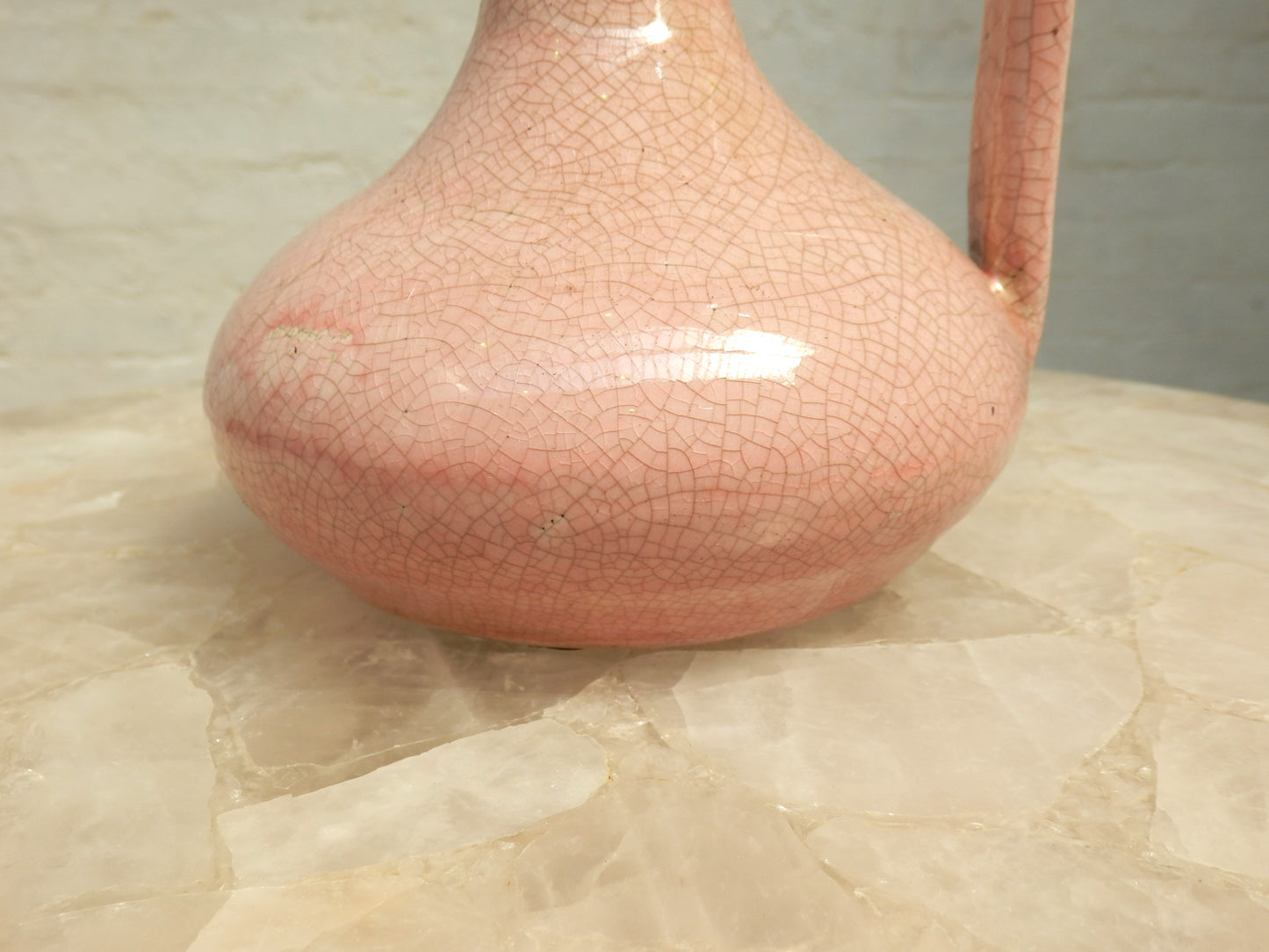 Small Pink Glazed Vase