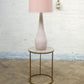 Large Teardrop Lamp- Pastel Pink