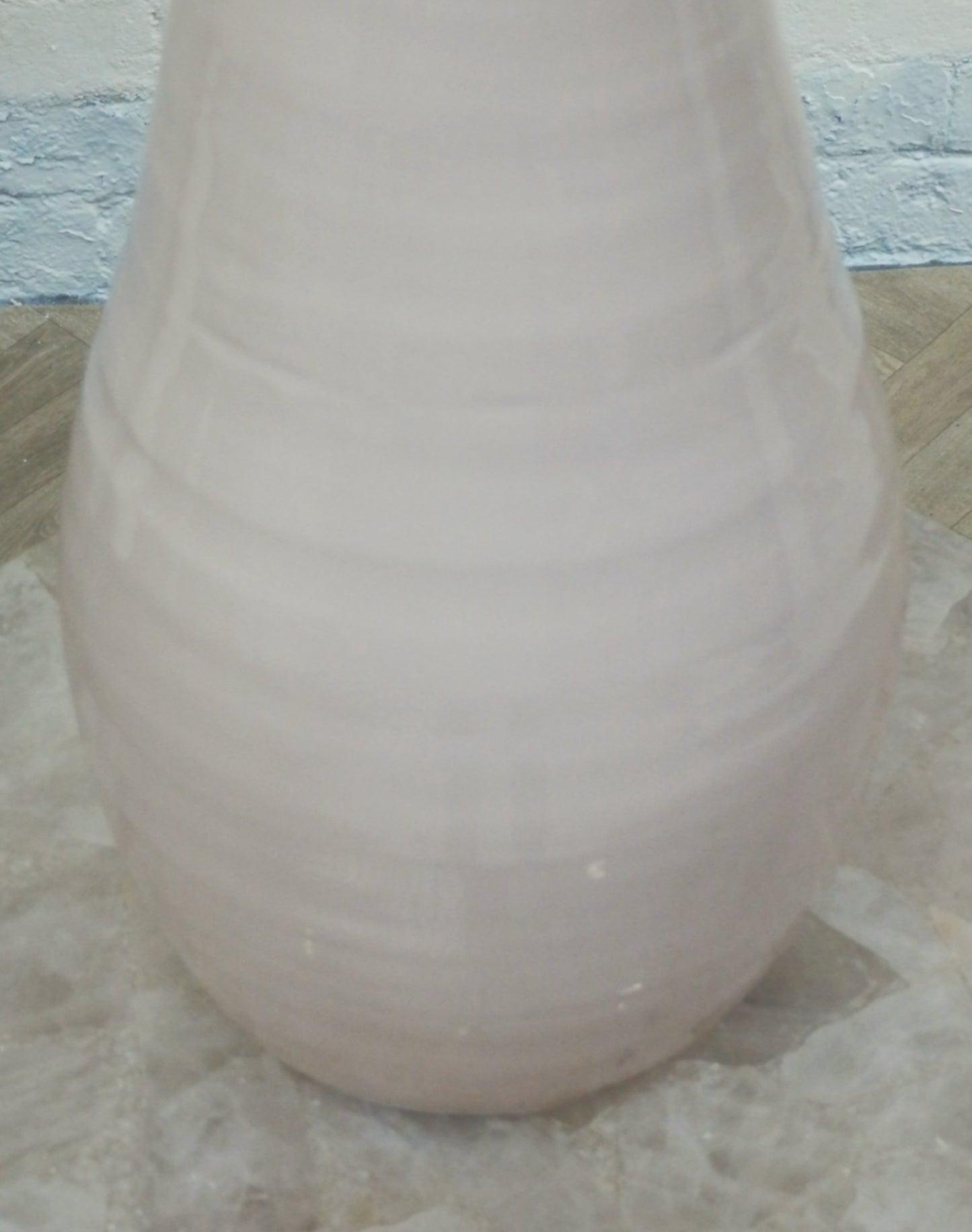 Large Teardrop Lamp- Pastel Pink