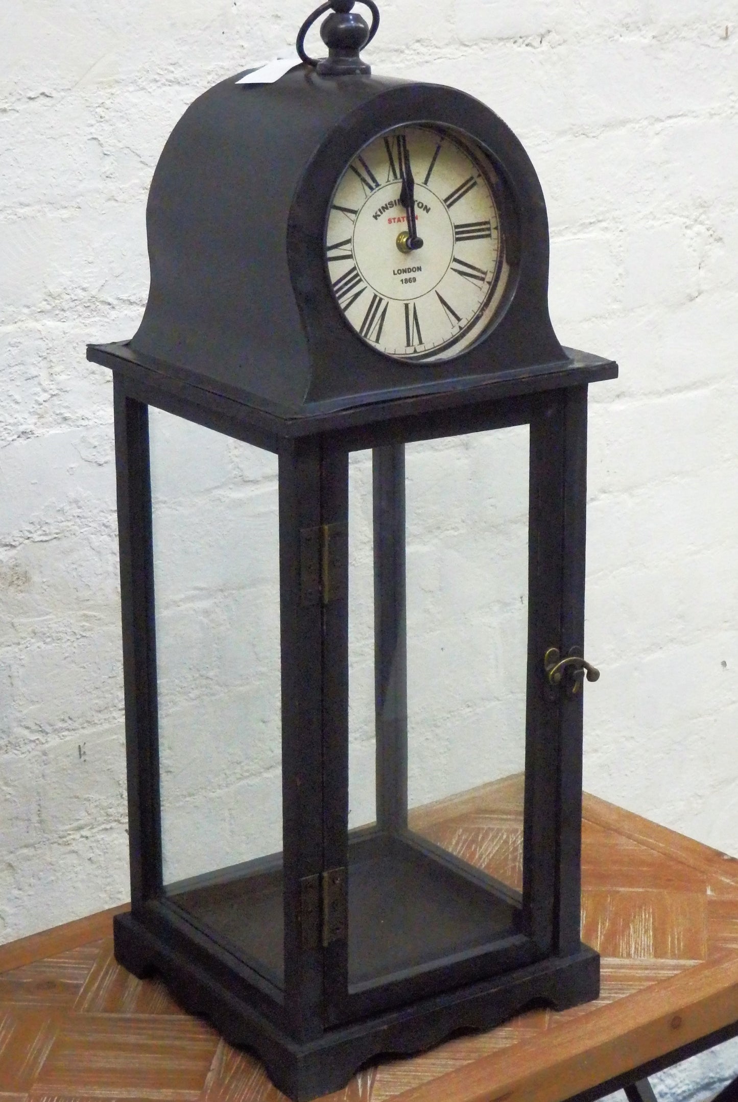 Vintage Style Clock Lantern- Small