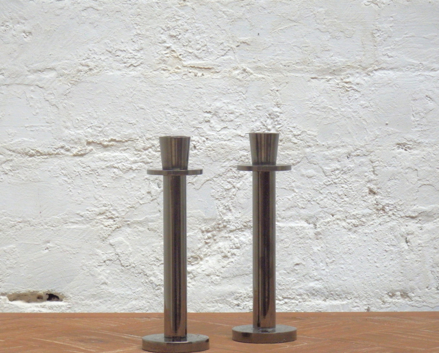 Small Pewter Candlestick