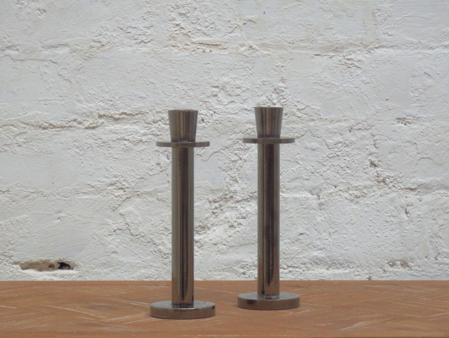 Small Pewter Candlestick