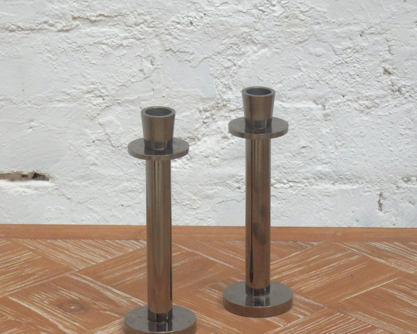 Small Pewter Candlestick