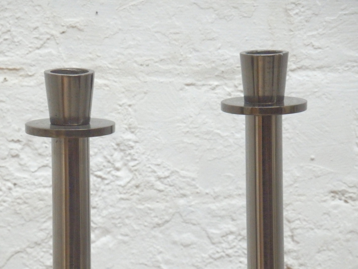 Large Pewter Candlestick