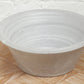 Large Round Rimmed Mix Bowl- Distressed White/grey