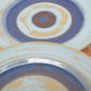 Large Blue Rings Plate