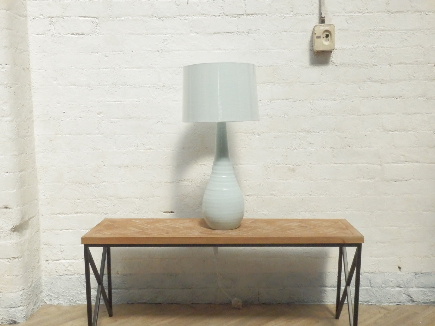 Medium Teardrop Lamp- Pastel Mint