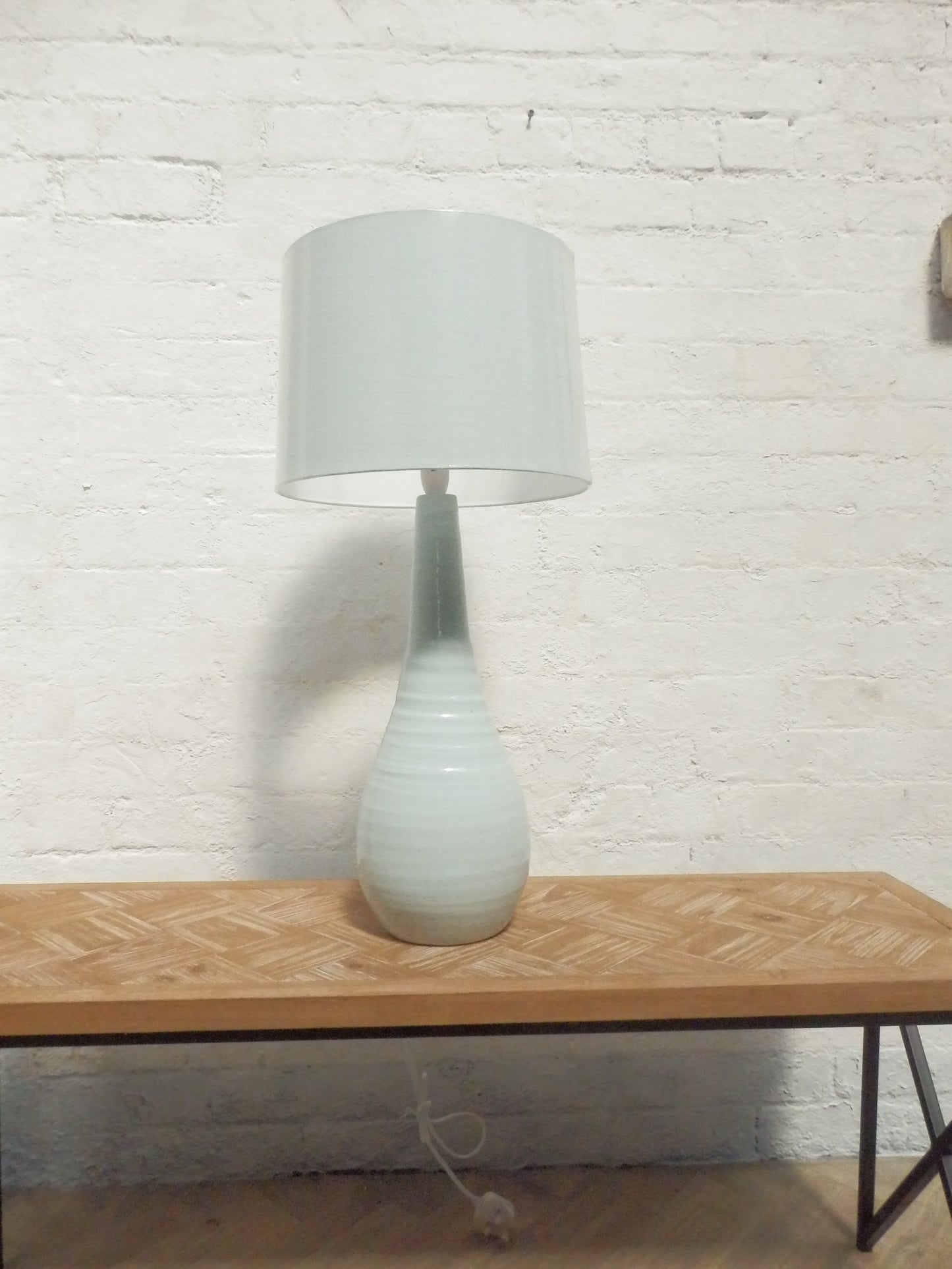 Medium Teardrop Lamp- Pastel Mint