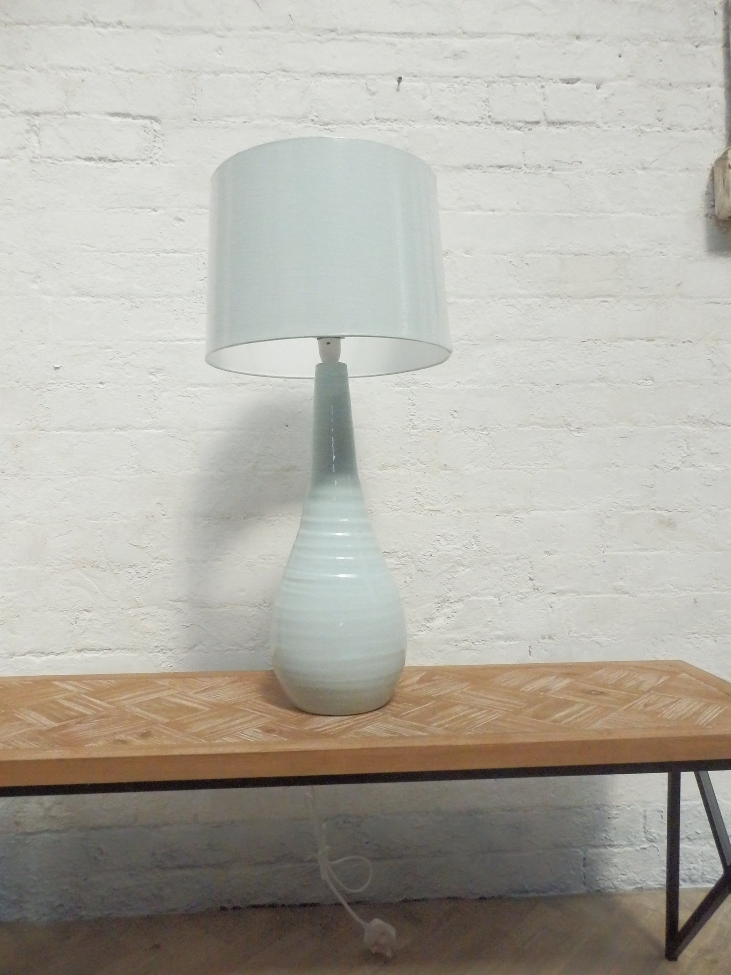 Medium Teardrop Lamp- Pastel Mint