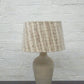 Pastel Beige Match Head Lamp with linen shade