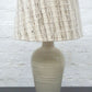 Pastel Beige Match Head Lamp with linen shade