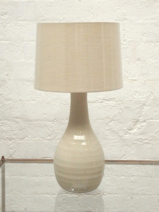 Small Teardrop Lamp- Pastel Beige