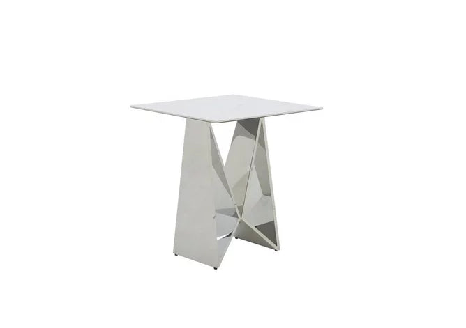 Furniture Village Marvel Chrome Lamp Table