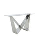 Furniture Village Marvel Chrome Console Table