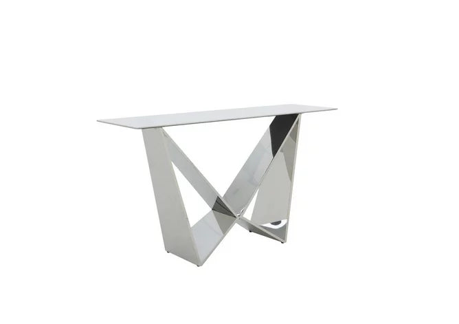 Furniture Village Marvel Chrome Console Table