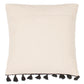 Furn Radiance Tufted Boho Cushion Natural/Black