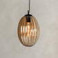 Motta Living Ribbed Glass Drop Pendant Light