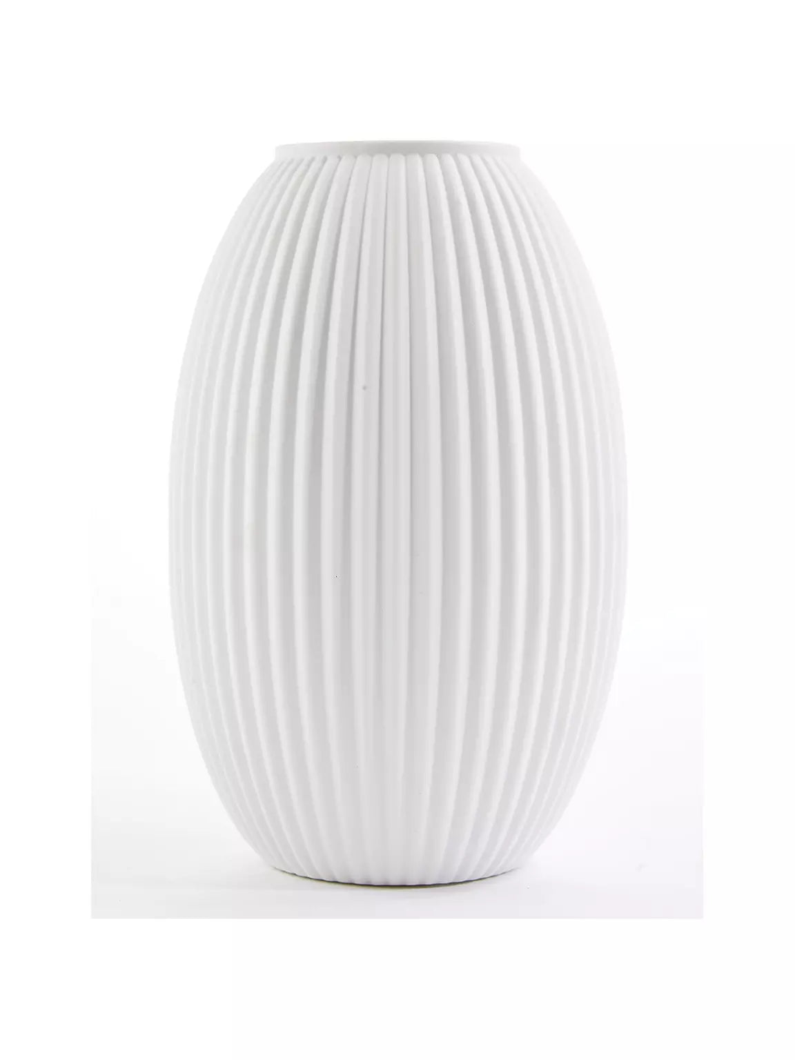 Fine Ribbed Vase