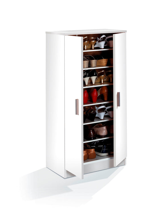 Juno White Shoe Cupboard