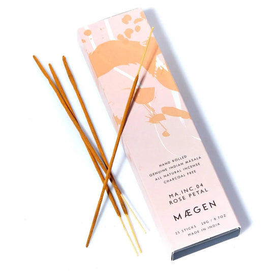 MÆGEN Incense Sticks - Rose Petal Genuine Indian Masala