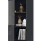 Ormond Matte Black Tall Display Cabinet