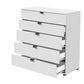 Merritt Arctic White Wide 6 Drawer Chest