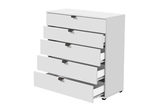 Merritt Arctic White Wide 6 Drawer Chest