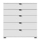 Merritt Arctic White Wide 6 Drawer Chest