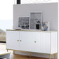 Medley White And Gold 3 Door Sideboard