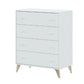 Maxeys Artic White 4 Drawer Chest