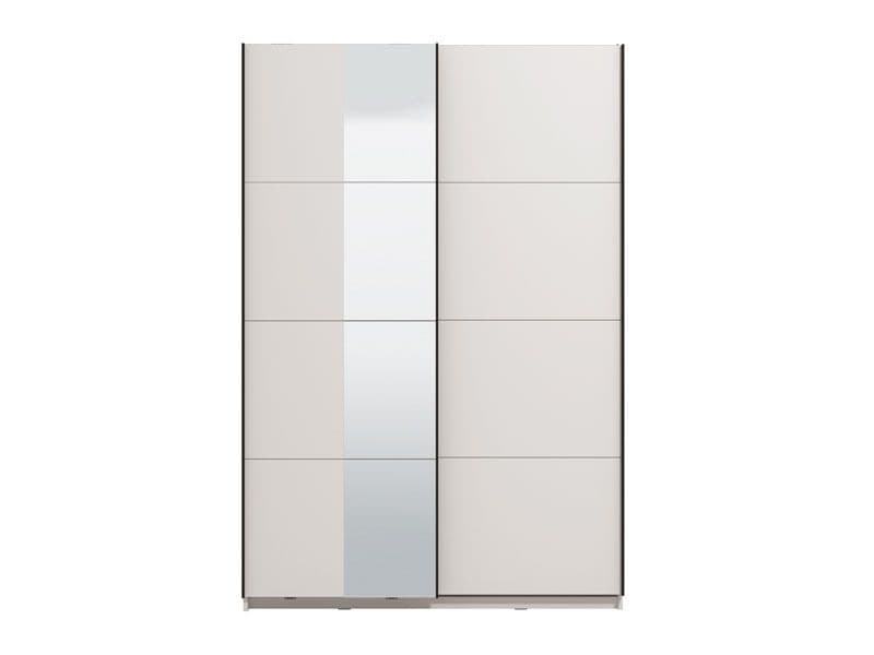 Marksville Sliding Wardrobe White With Mirror