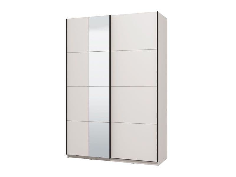 Marksville Sliding Wardrobe White With Mirror