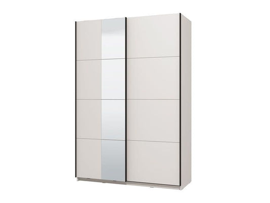 Marksville Sliding Wardrobe White With Mirror