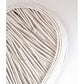 Rattan Large White Heart 90cm