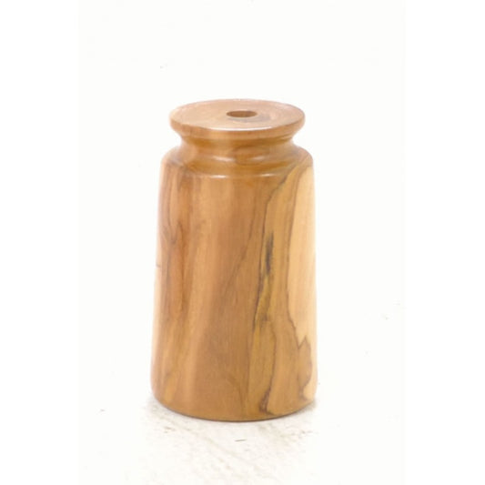 Tall Round Single Stem Wooden Vase