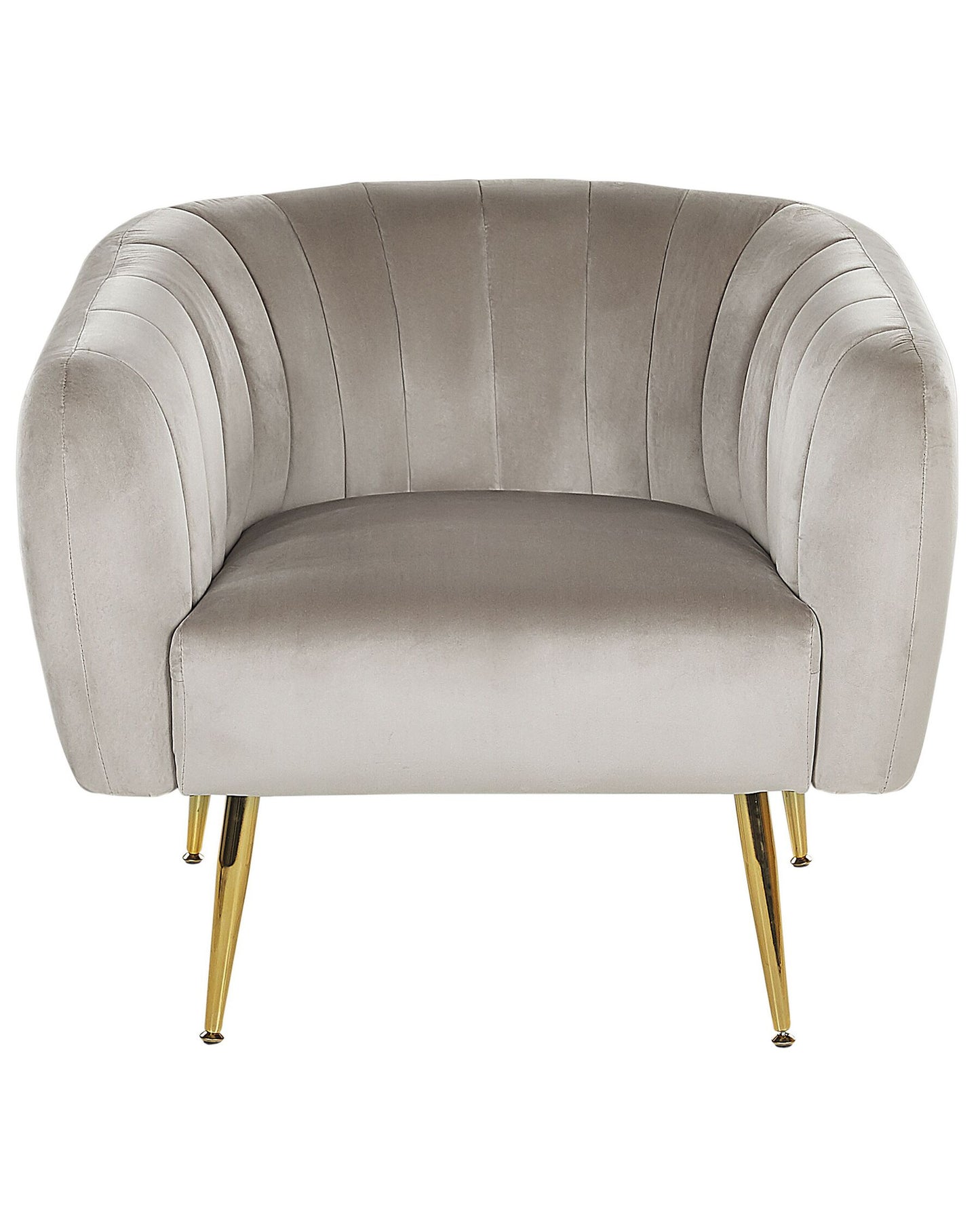 YASMEEN SILVER GREY VELVET ARMCHAIR by Fifty Five South