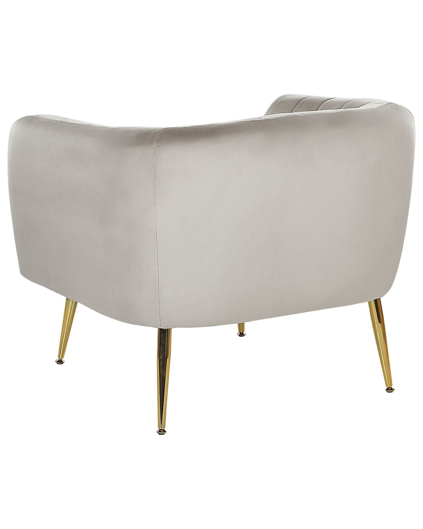 YASMEEN SILVER GREY VELVET ARMCHAIR by Fifty Five South