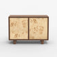 Urban Burl Two Door Cabinet, Walnut