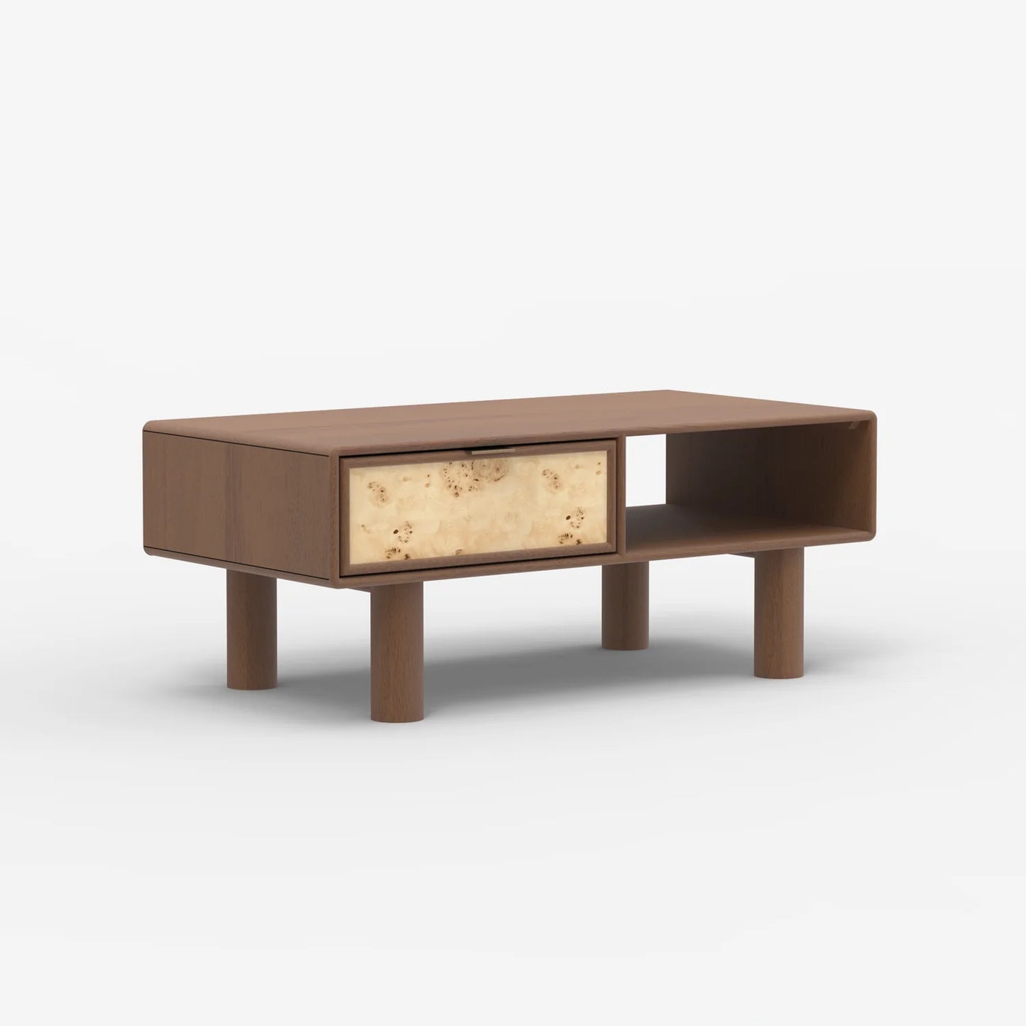 Urban Burl Coffee Table Dark Natural