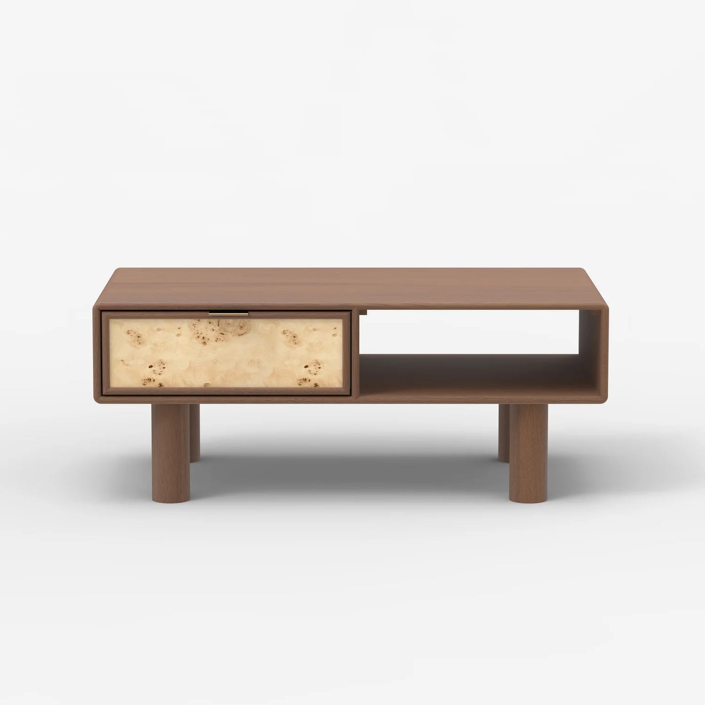 Urban Burl Coffee Table Dark Natural