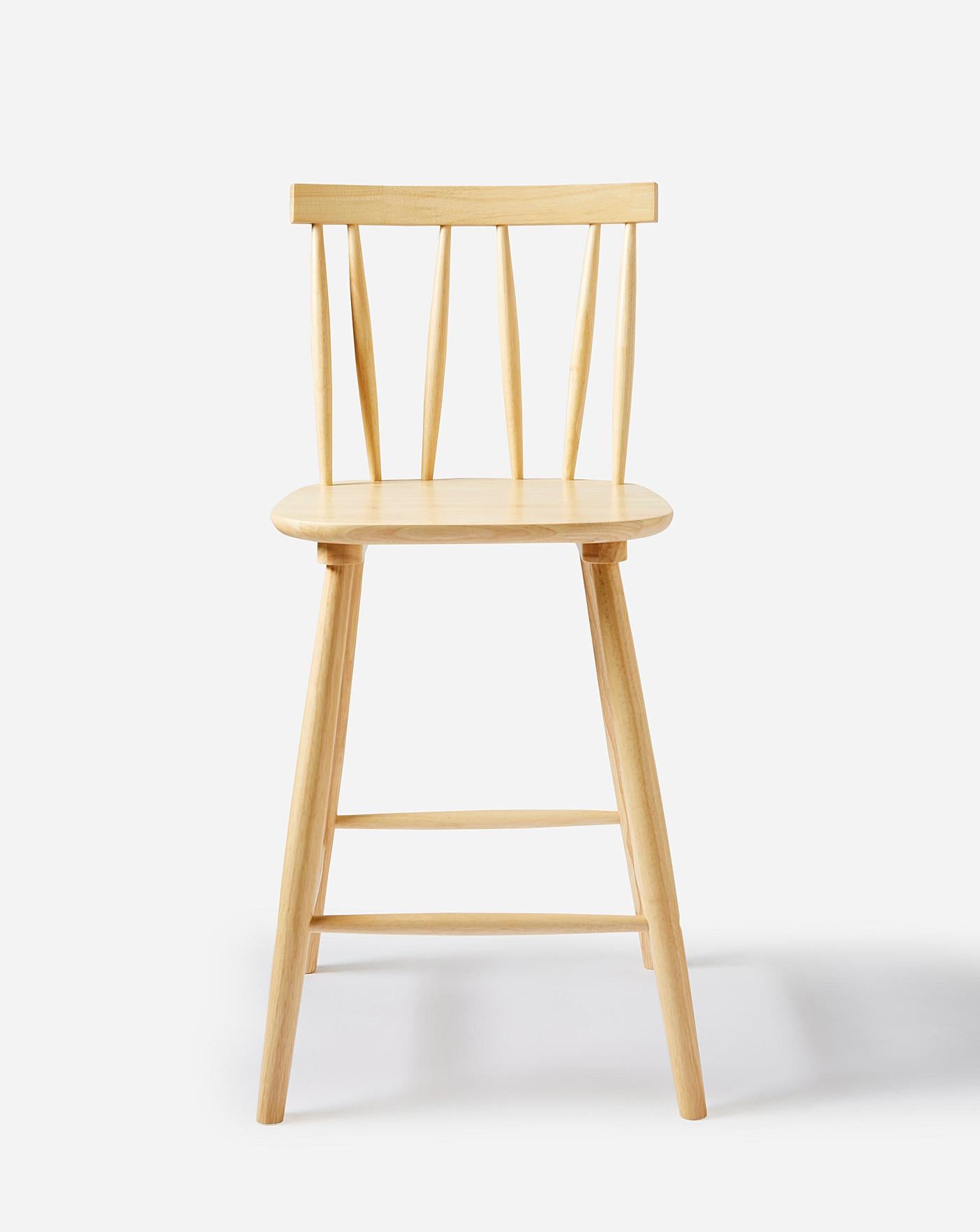 JD Williams Julipa Erika Spindle Bar Stool - Light Wood