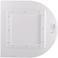 SEI Furniture Bowers 32" Arch Faux Marble Decorative Mirror in White